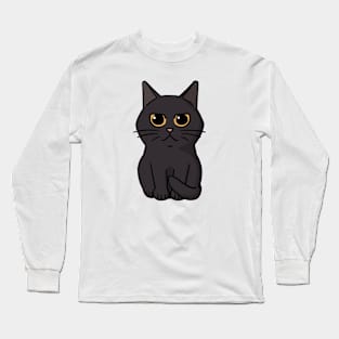 Black cat Long Sleeve T-Shirt